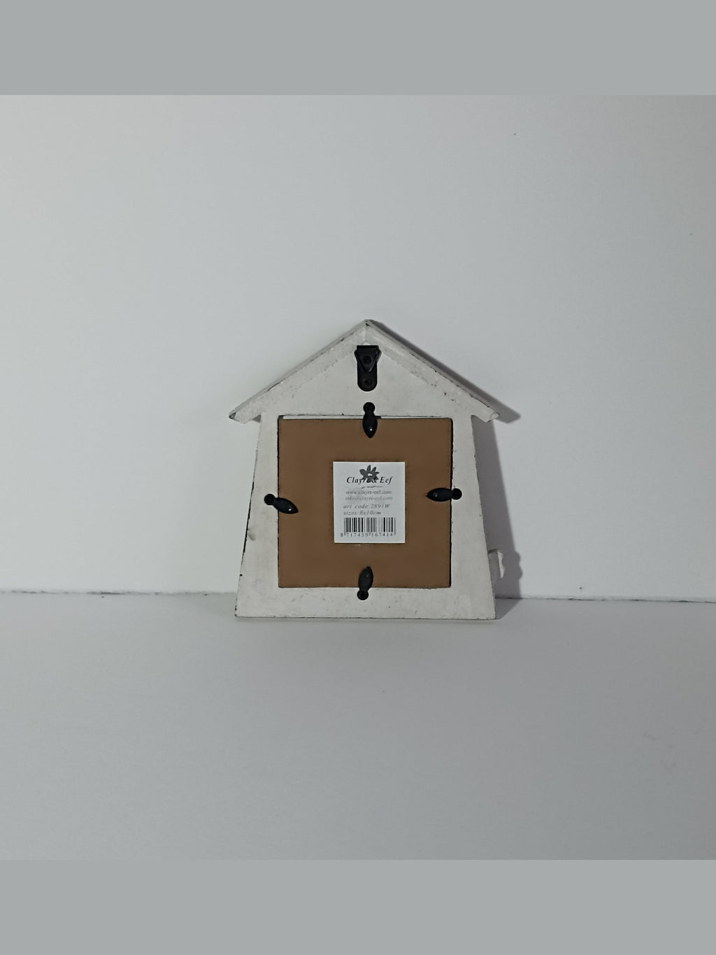 Portafoto da muro in legno con uccellino