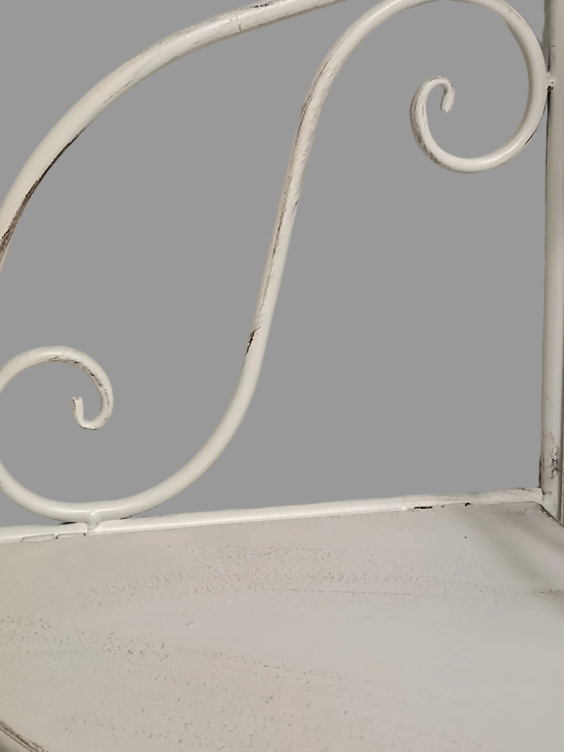 Angoliera in Ferro Battuto Shabby Chic