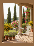 Set Tavolino e Due Sedie in Ferro Shabby Chic